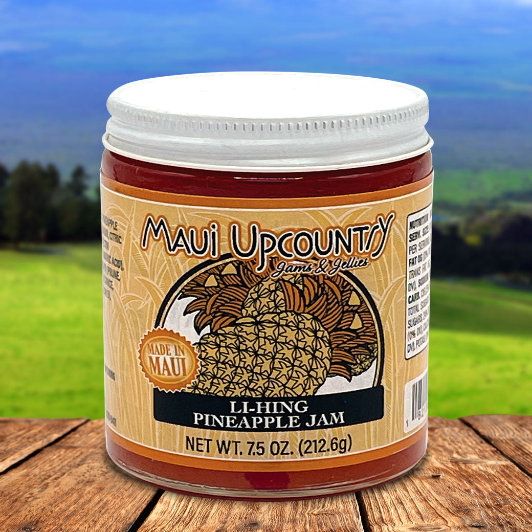 Hawaiian Gourmet Li Hing Pineapple Jam Made in Maui, Hawaii! Maui