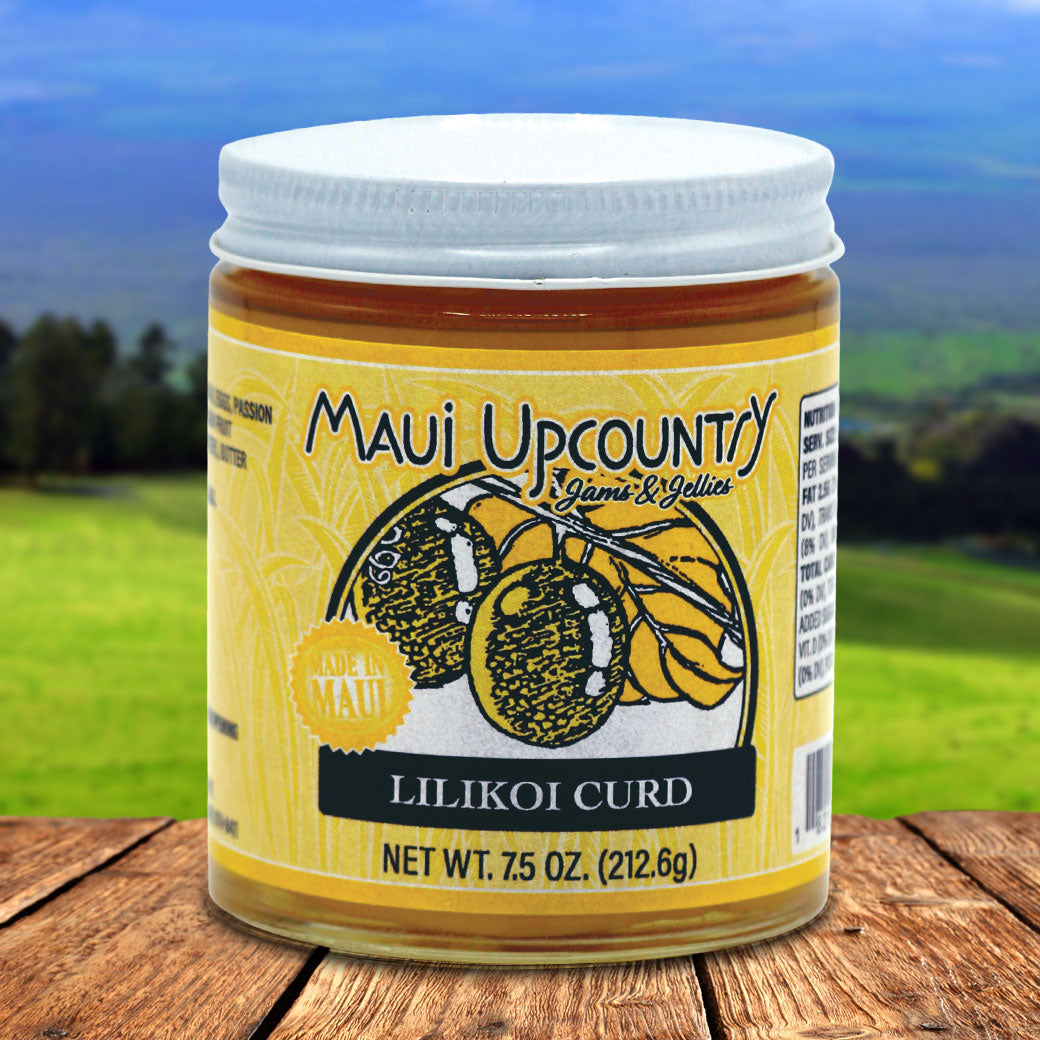 Hawaiian Gourmet Lilikoi Curd Made in Maui, Hawaii! Maui Upcountry