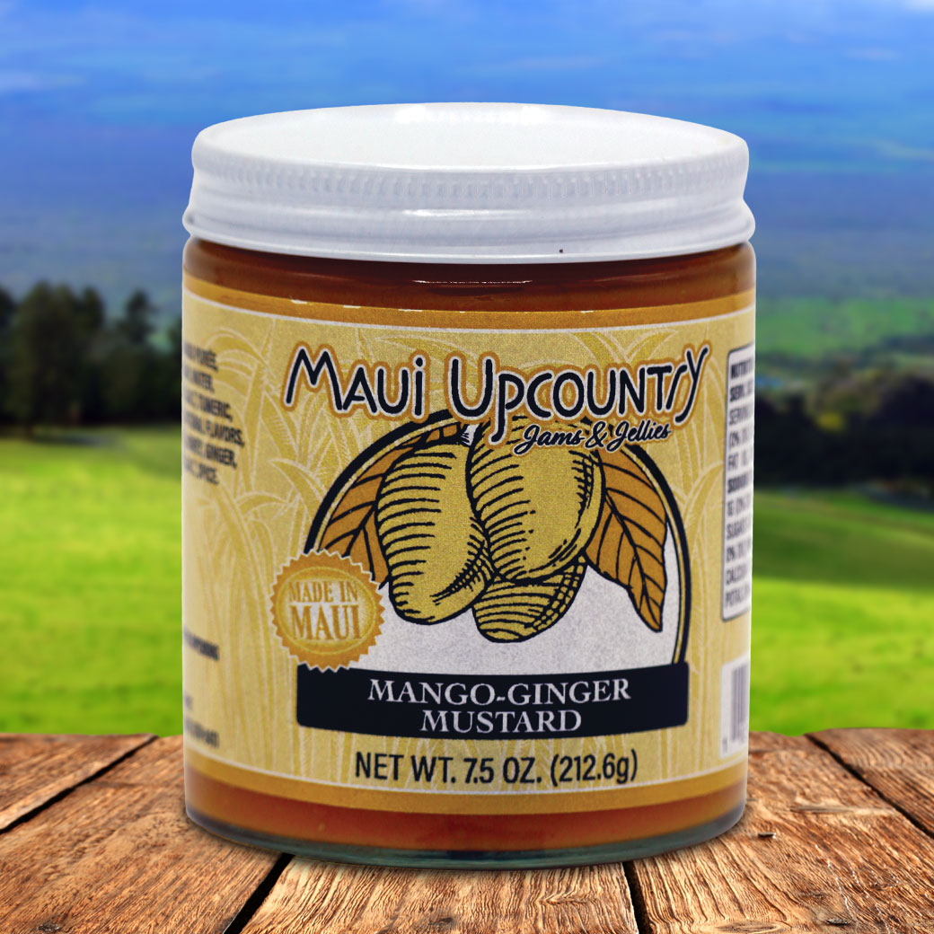 Mango Ginger Mustard - Maui Upcountry Jams & Jellies